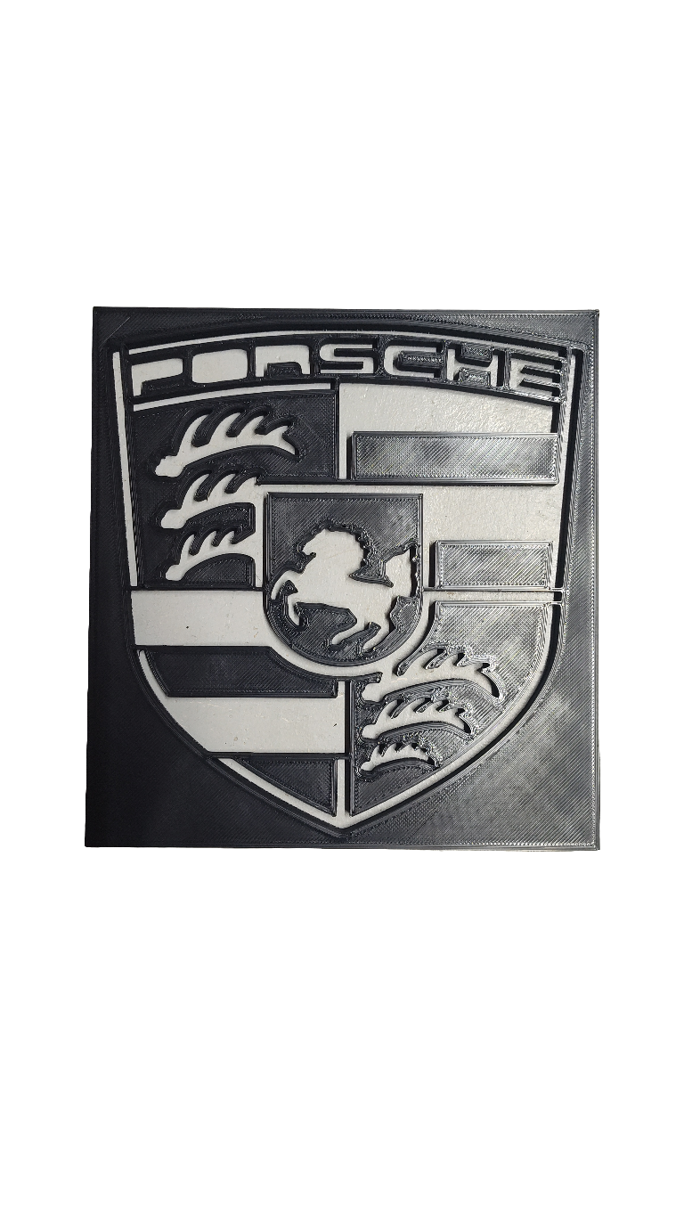 Porsche Logo Stencil