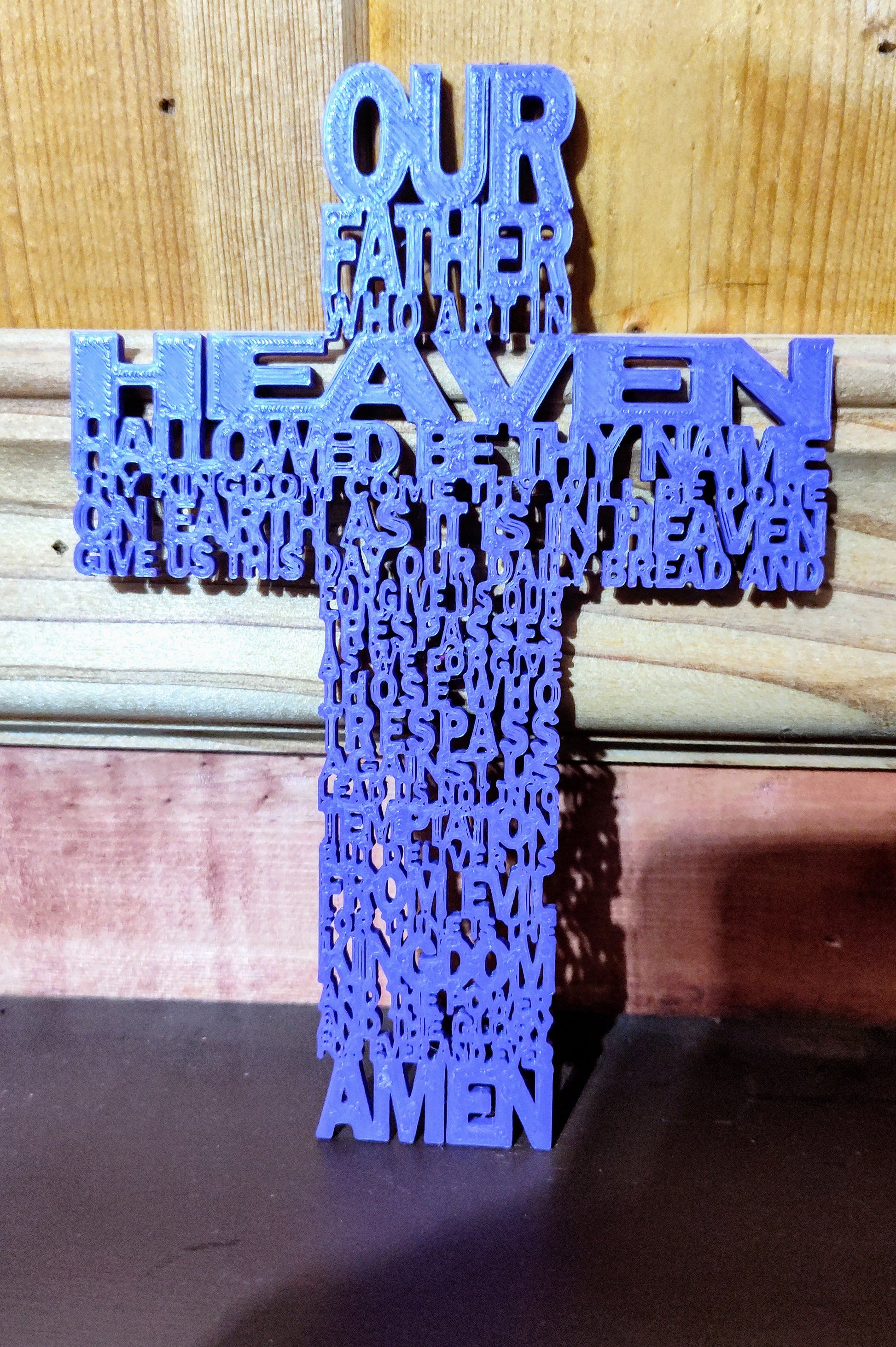 Midnight Purple old 4 x 6 (in) cross