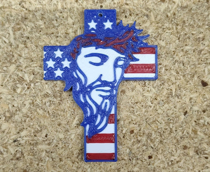 Jesus Cross Keychain