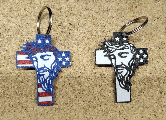 Jesus Cross Keychain