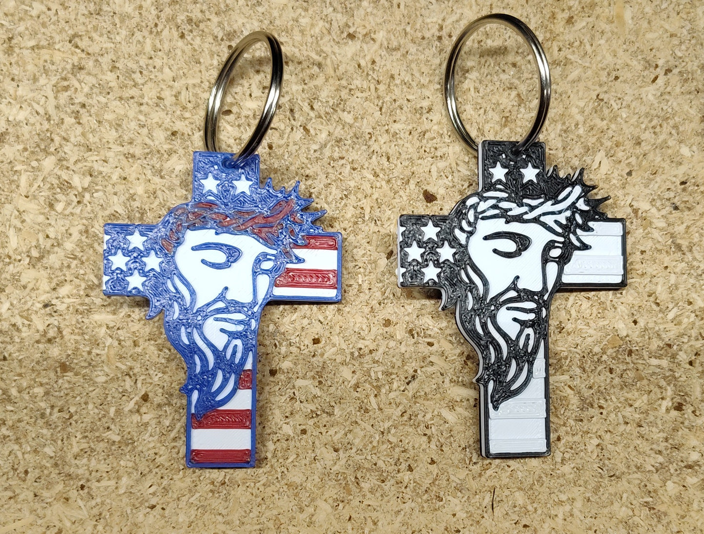 Jesus Cross Keychain